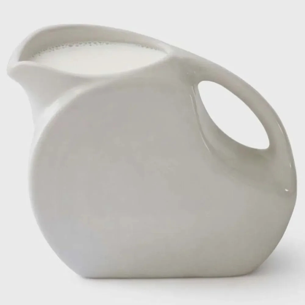 Fiestaware Fiesta Pitcher Mini Disk White CERAMIC CONTAINER
